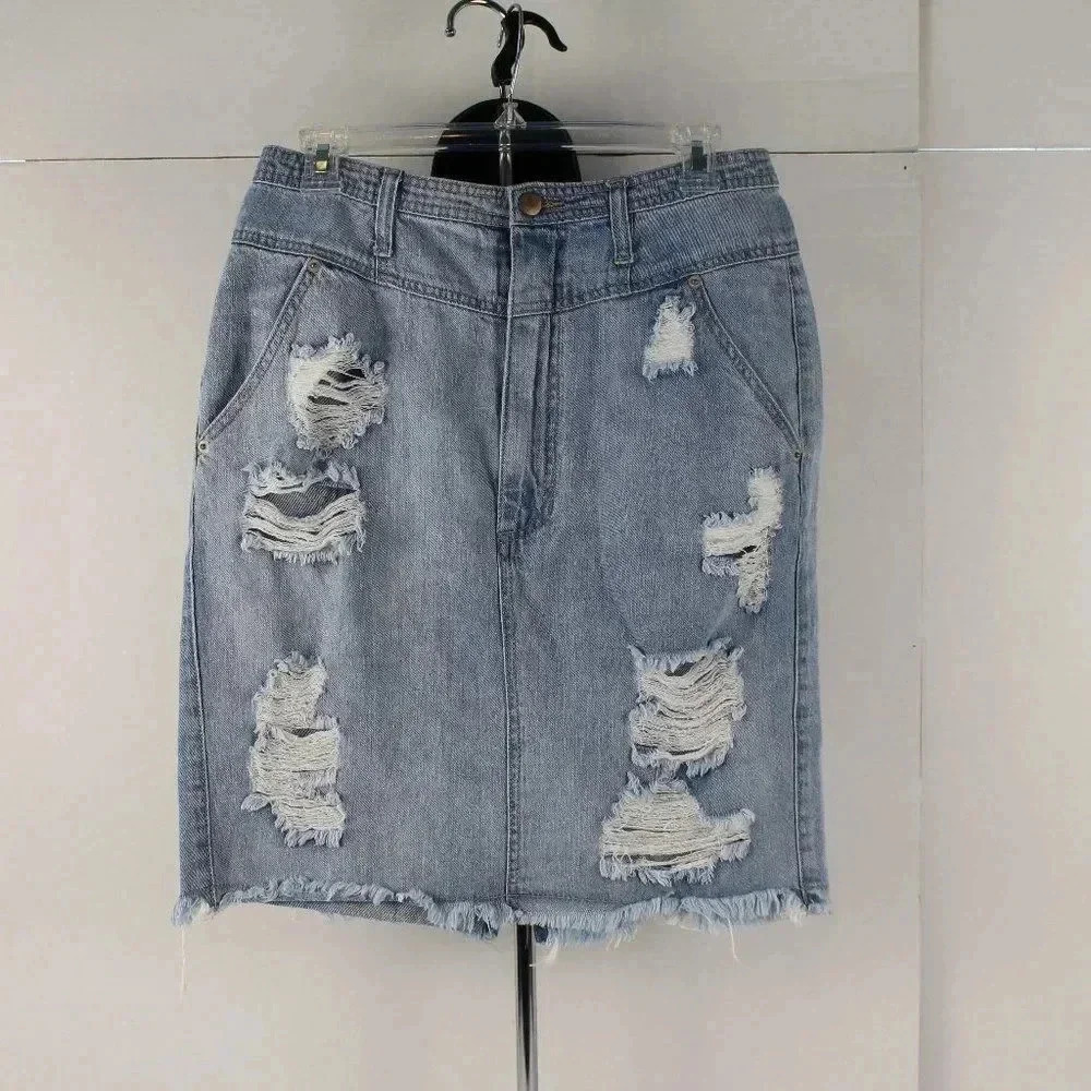 women's Forever 21 Jean Skirt